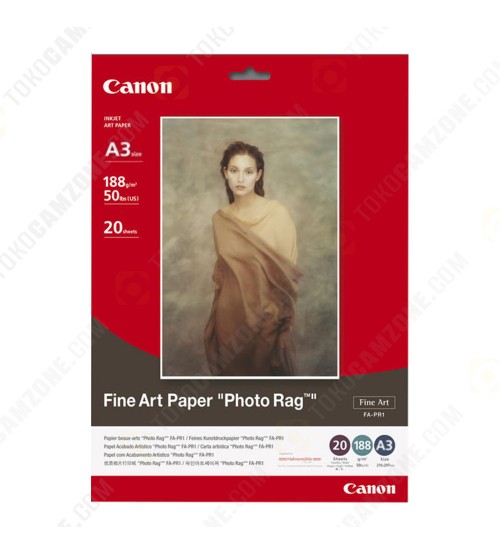 Canon Fine Art Paper Photo Bag FA-PR1/A3 (20 Sheets)